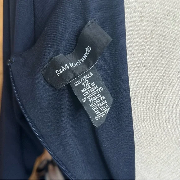 Navy and Pink R&M Dress - Picture 10 of 11